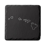 Hawaii Slate Coasters 4x4 Laser Engraved Stone Drink Coasters Hawaii Home Decor Aloha State Established 1959 Gift
