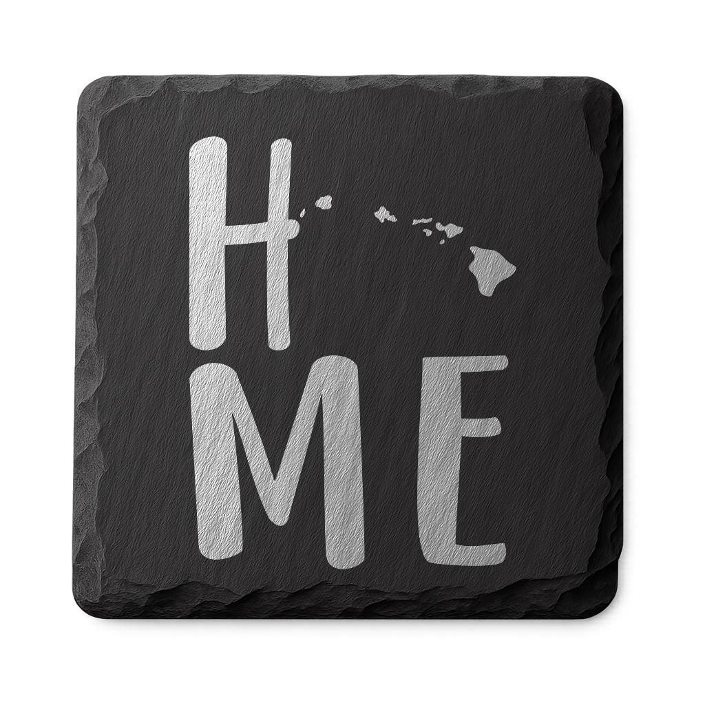 Hawaii Slate Coasters 4x4 Laser Engraved Stone Drink Coasters Hawaii Home Decor Aloha State Established 1959 Gift