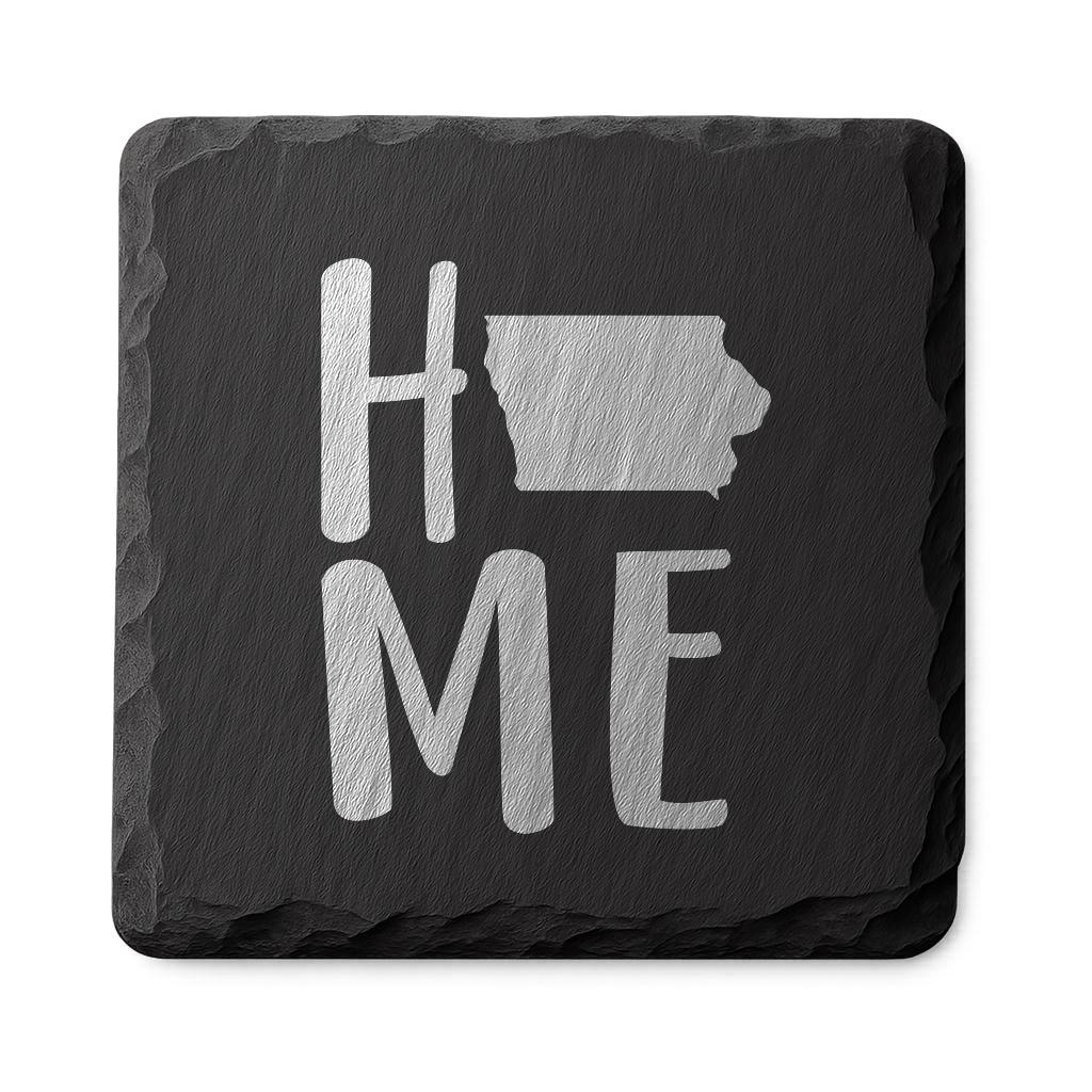 Iowa Slate Coasters 4x4 Laser Engraved Stone Drink Coasters Iowa Home Decor Hawkeye State Established 1846 Gift