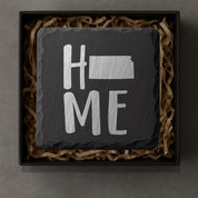 Kansas Slate Coasters 4x4 Laser Engraved Stone Drink Coasters Kansas Home Décor Sunflower State Established 1861 Gift