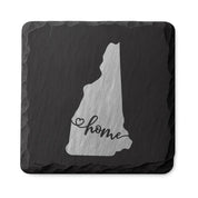 New Hampshire Slate Coasters 4x4 Laser Engraved Stone Drink Coasters New Hampshire Home Décor Granite State Established 1788 Gift