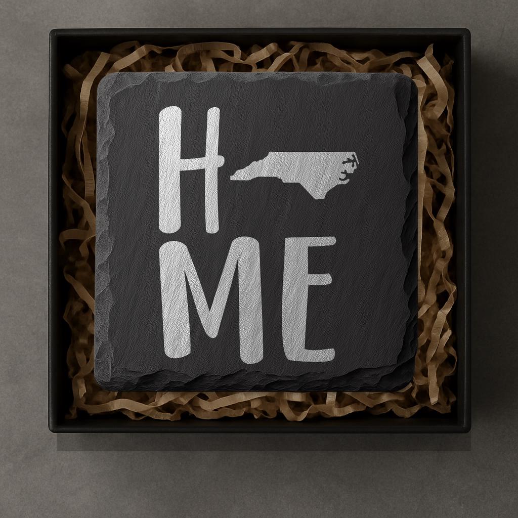 North Carolina Slate Coasters 4x4 Laser Engraved Stone Drink Coasters North Carolina Home Décor Tar Heel State Established 1789 Gift