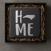 North Carolina Slate Coasters 4x4 Laser Engraved Stone Drink Coasters North Carolina Home Décor Tar Heel State Established 1789 Gift