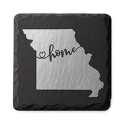 Missouri Slate Coasters 4x4 Laser Engraved Stone Drink Coasters Missouri Home Décor Show Me State Established 1821 Gift
