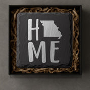 Missouri Slate Coasters 4x4 Laser Engraved Stone Drink Coasters Missouri Home Décor Show Me State Established 1821 Gift