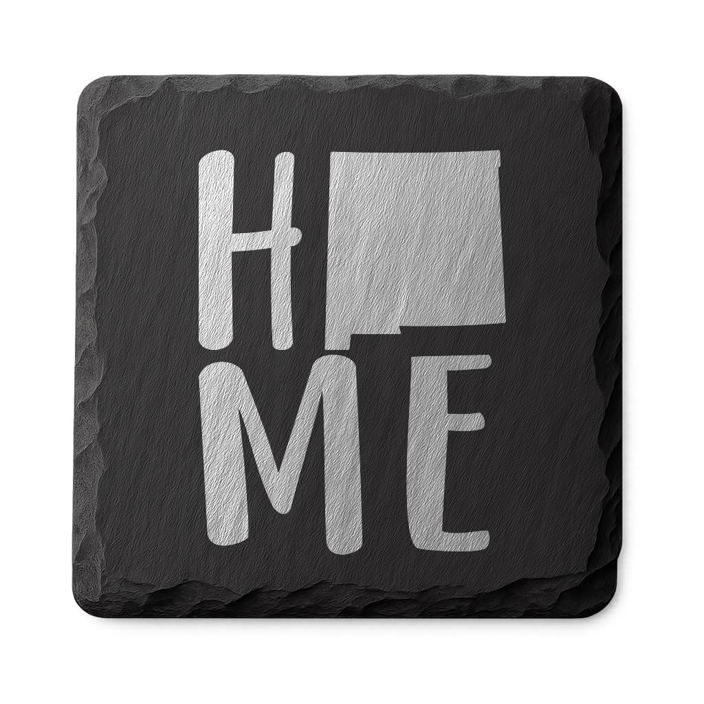 New Mexico Slate Coasters 4x4 Laser Engraved Stone Drink Coasters New Mexico Home Décor Land of Enchantment Established 1912 Gift