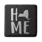 New York Slate Coasters 4x4 Laser Engraved Stone Drink Coasters New York Home Décor Empire State Established 1788 Gift