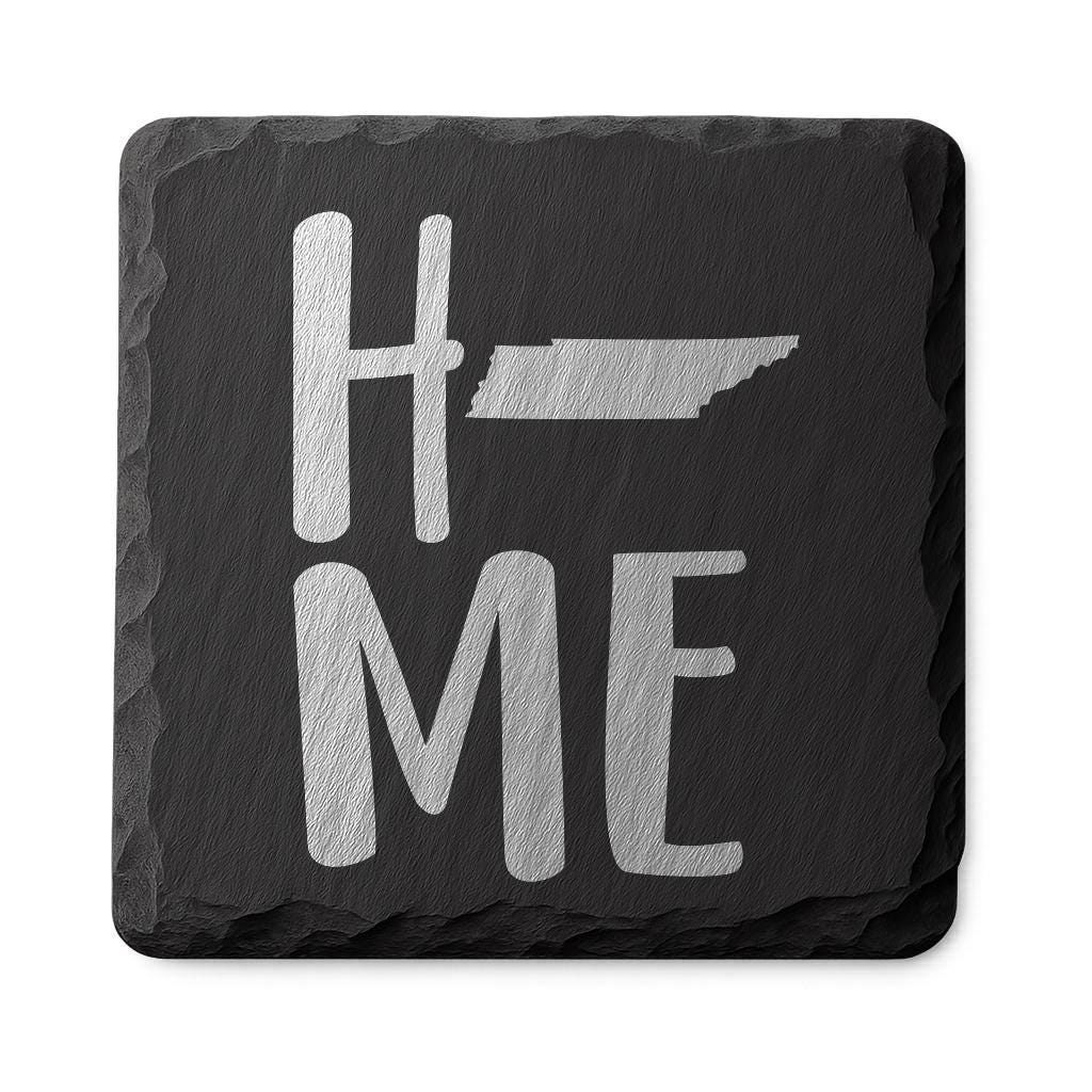 Tennessee Slate Coasters 4x4 Laser Engraved Stone Drink Coasters Tennessee Home Décor Volunteer State Established 1796 Gift