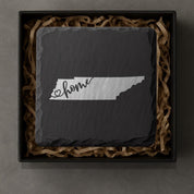 Tennessee Slate Coasters 4x4 Laser Engraved Stone Drink Coasters Tennessee Home Décor Volunteer State Established 1796 Gift