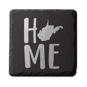 West Virginia Slate Coasters 4x4 Laser Engraved Stone Drink Coasters West Virginia Home Décor Mountain State Established 1863 Gift