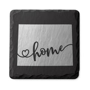 Wyoming Slate Coasters 4x4 Laser Engraved Stone Drink Coasters Wyoming Home Décor Equality State Established 1890 Gift