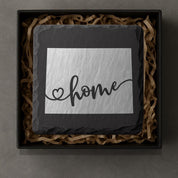 Wyoming Slate Coasters 4x4 Laser Engraved Stone Drink Coasters Wyoming Home Décor Equality State Established 1890 Gift