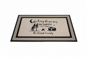 Making Memories One Campsite at a Time Door Mat - Customizable  Small Camper