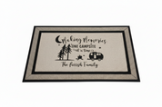Making Memories One Campsite at a Time Door Mat - Customizable  Small Camper