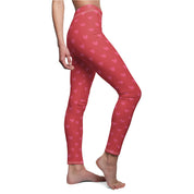Lots of Hearts Leggings - Super Soft Elastic Fit Leggings-The Dandelion Design Co