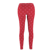 Lots of Hearts Leggings - Super Soft Elastic Fit Leggings-The Dandelion Design Co
