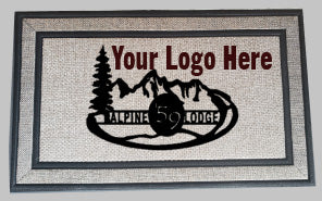 Custom Logo  Personalized Doormat - High Quality Rubber Backed Door Mat