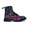 Floral Colored Women's Canvas Boots-The Dandelion Design Co