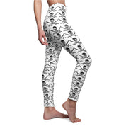 Skull and Crossbones Womens Leggings - Super Soft Elastic Fit Leggings-The Dandelion Design Co