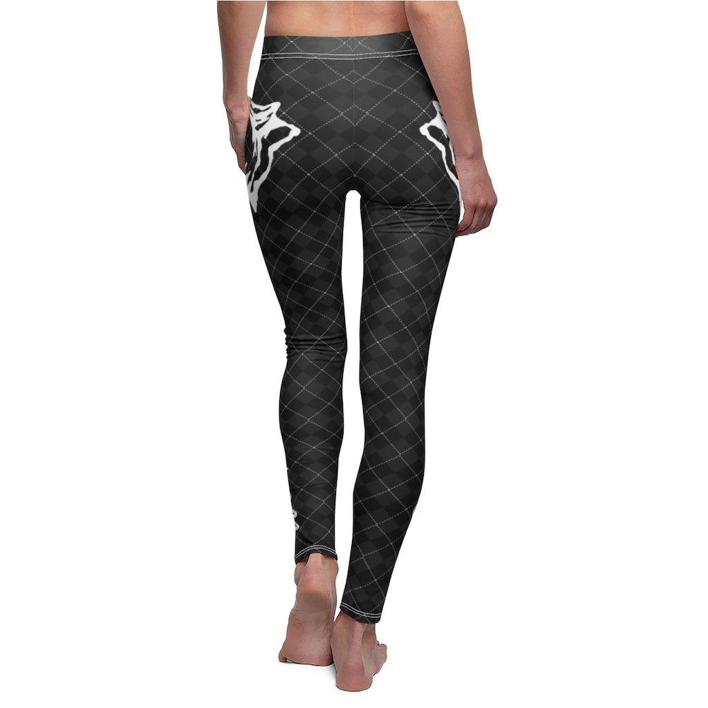 Wind River Cougars - Women's Leggings - Super Soft Elastic Fit Leggings-The Dandelion Design Co