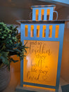 Together Is My Favorite Love Lantern - Multiple Options - Personalized with your photos - Wedding Gift - Anniversary-The Dandelion Design Co