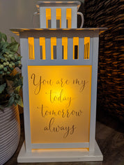 It was Always you Love Lantern - Multiple Options! - Personalized with your photos - Wedding Gift - Anniversary-The Dandelion Design Co