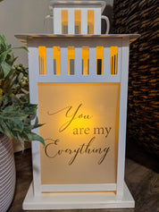 You Will Forever Be My Always Love Lantern - Multiple Options - Personalized with your photos - Wedding Gift - Anniversary-The Dandelion Design Co