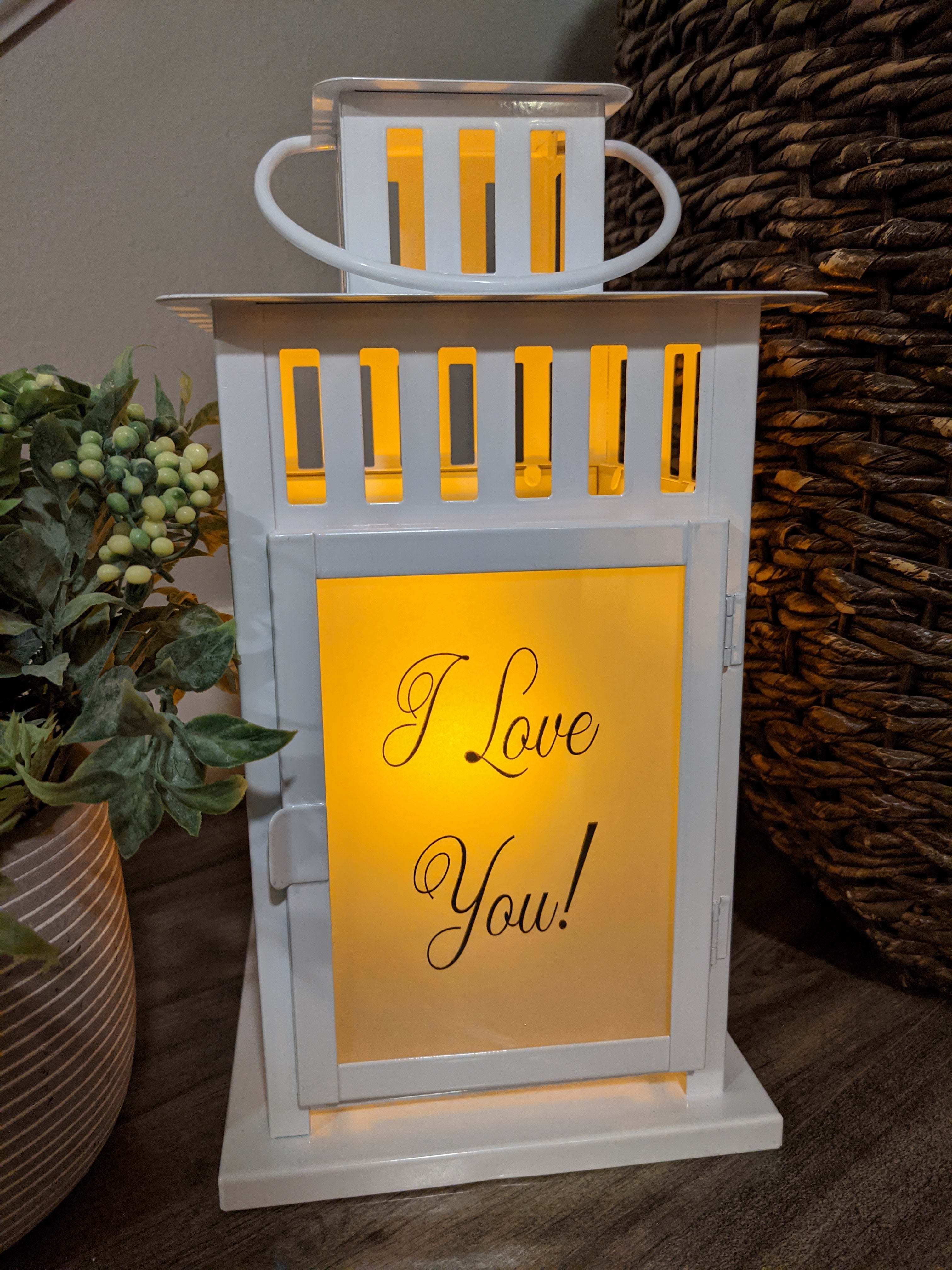 It was Always you Love Lantern - Multiple Options! - Personalized with your photos - Wedding Gift - Anniversary-The Dandelion Design Co