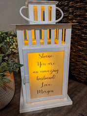 It was Always you Love Lantern - Multiple Options! - Personalized with your photos - Wedding Gift - Anniversary-The Dandelion Design Co