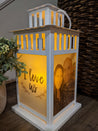 You are my Everything Love Lantern - Multiple Options - Personalized with your photos - Wedding Gift - Anniversary-The Dandelion Design Co