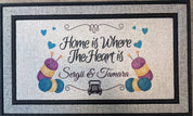 Custom Logo  Personalized Doormat - High Quality Rubber Backed Door Mat
