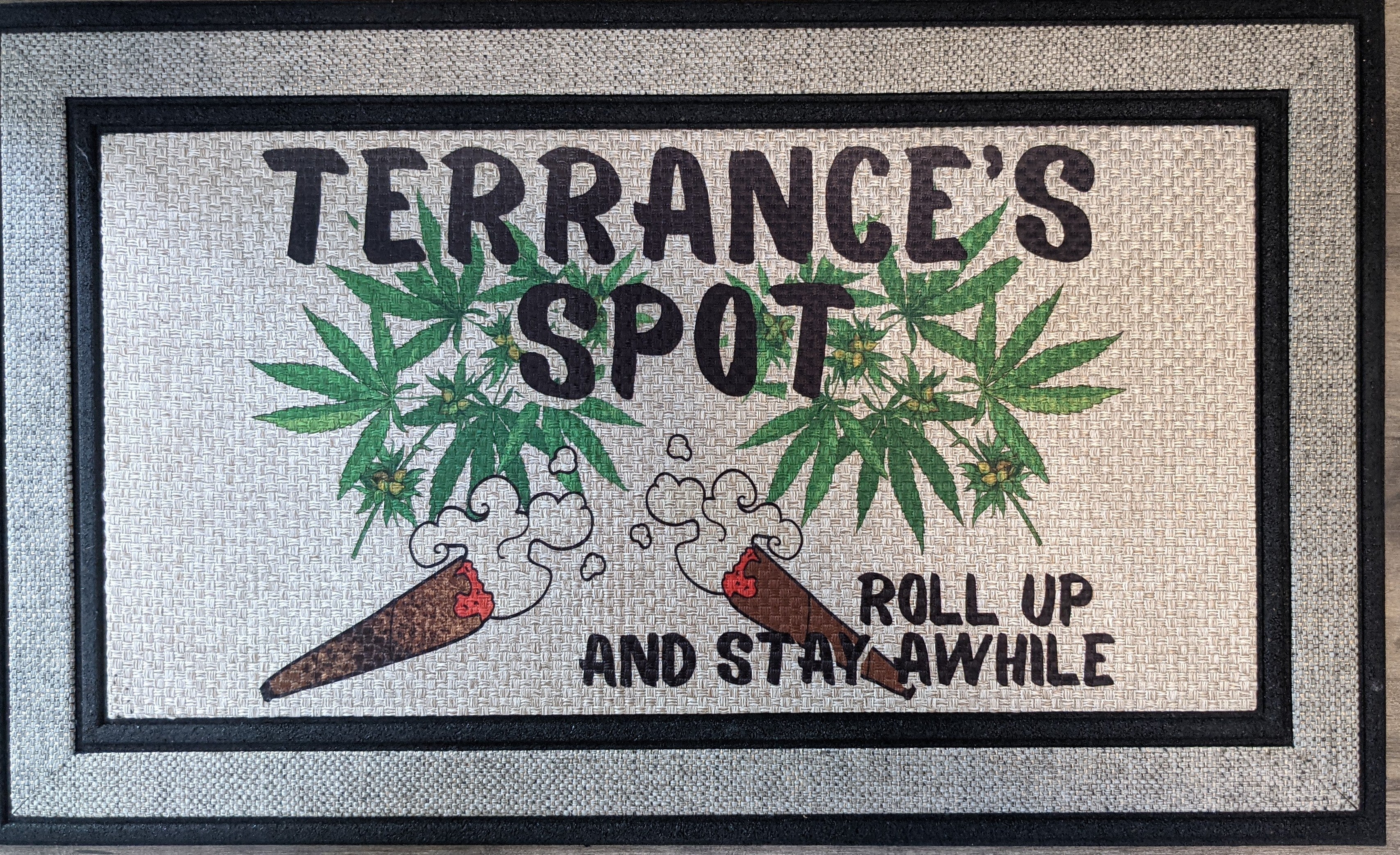 Custom Logo  Personalized Doormat - High Quality Rubber Backed Door Mat