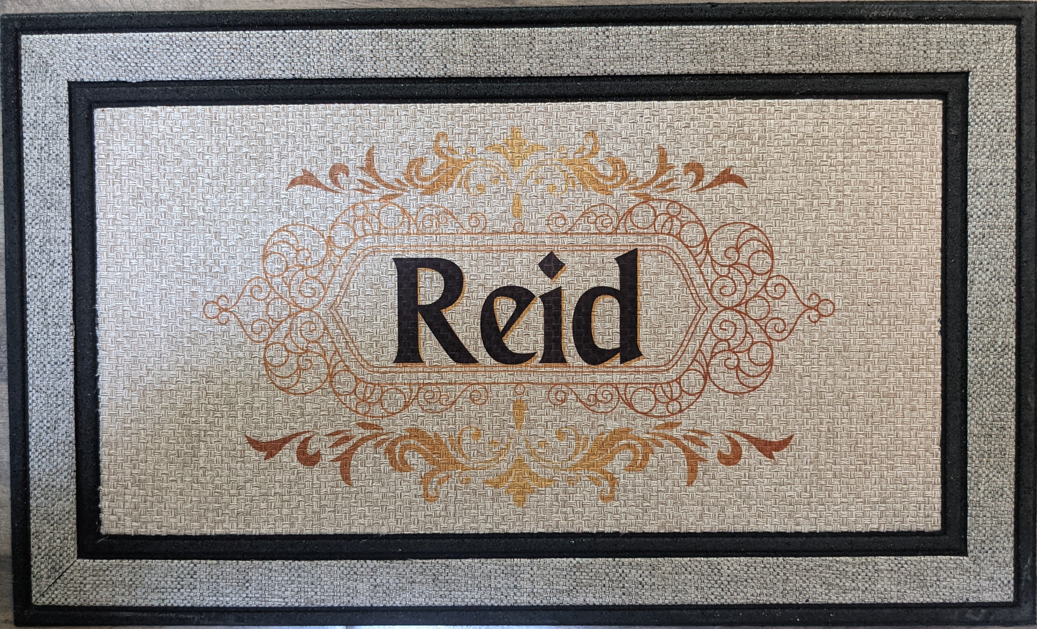 Custom Logo  Personalized Doormat - High Quality Rubber Backed Door Mat