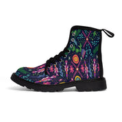 Floral Colored Women's Canvas Boots-The Dandelion Design Co