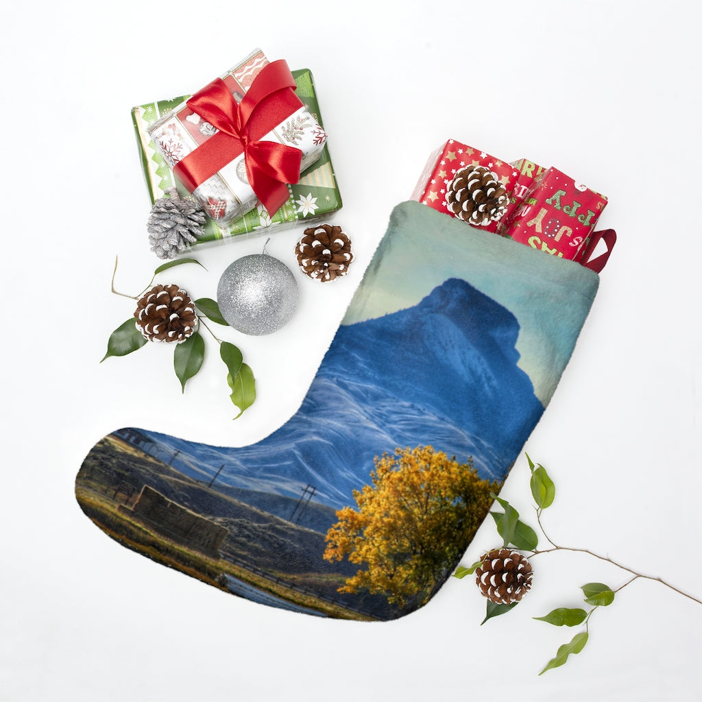 Heart Mountain Photo Christmas Stockings - Photo by James Kirwin-The Dandelion Design Co