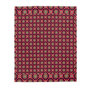 Kaleidoscope Velveteen Plush Blanket - Fun Kaleidoscope Home Decor - Kids Cozy Blanket - Accent Blanket-The Dandelion Design Co