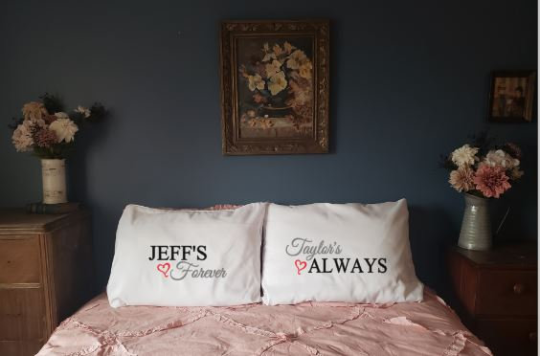 Always Personalized Pillows - Anniversary Gifts for Girlfriend - Couples-The Dandelion Design Co