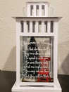 Christmas in Heaven Lantern - Christmas Memorial Lantern - Single Chair-The Dandelion Design Co